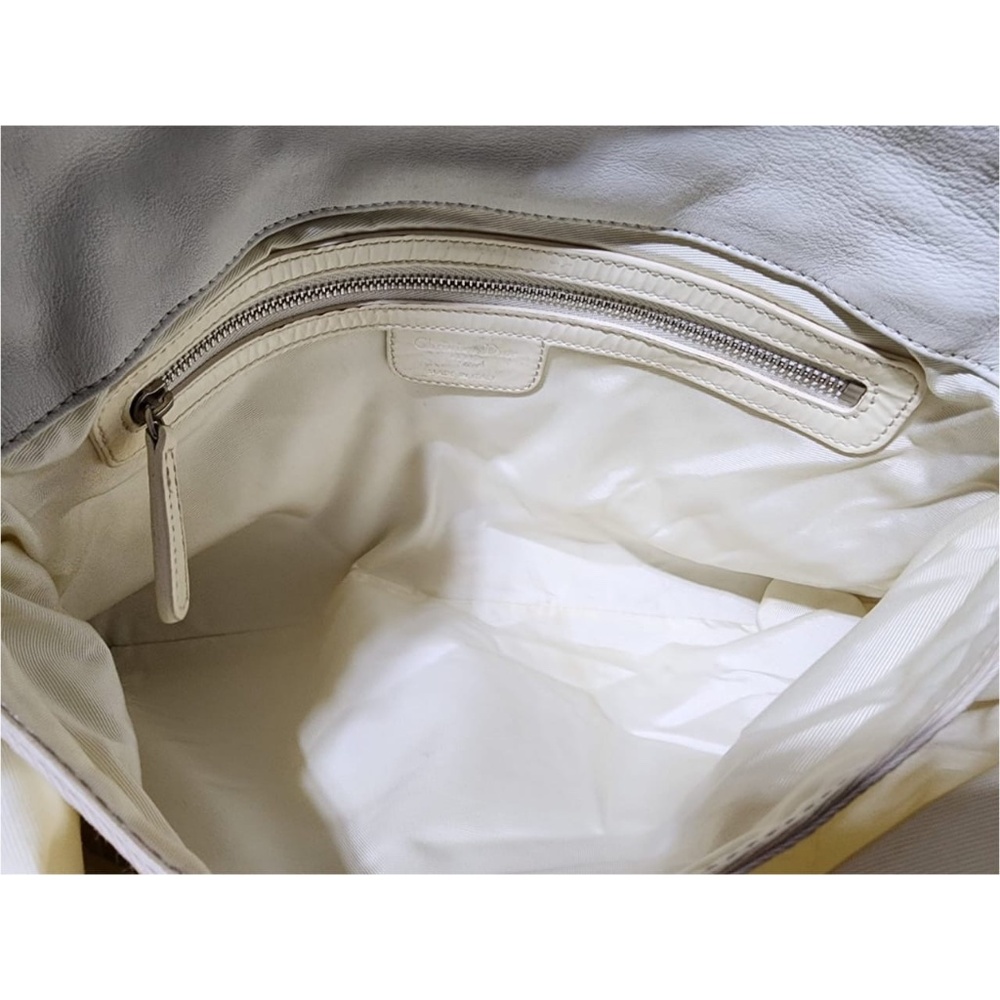 Authentic CHRISTIAN DIOR Lambskin Patent Cannage New Lock Flap Shoulder Bag - Picture 15 of 16